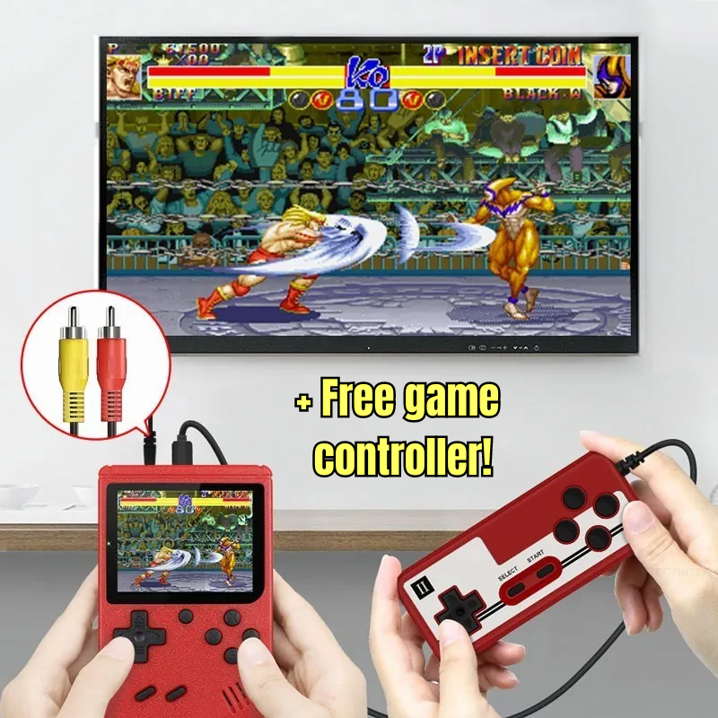 RETRO CONSOLE 400 GAMES (+Free Game Controller)