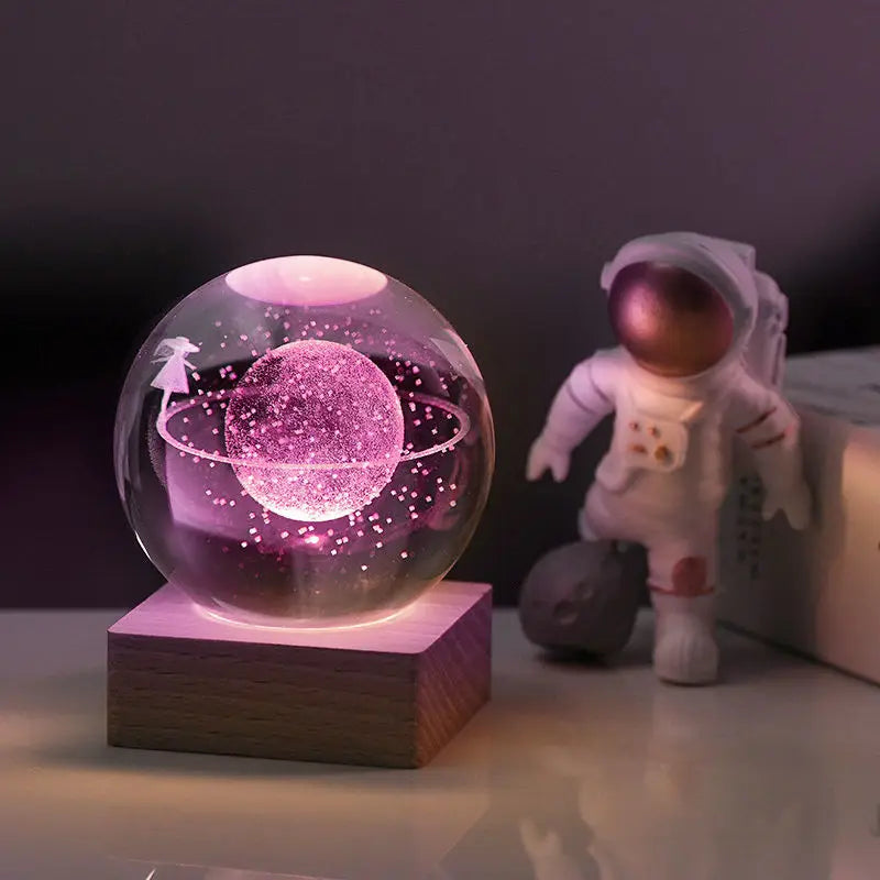 3D Crystal Ball Night Light (2X1 Offer)