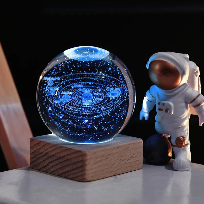 3D Crystal Ball Night Light (2X1 Offer)
